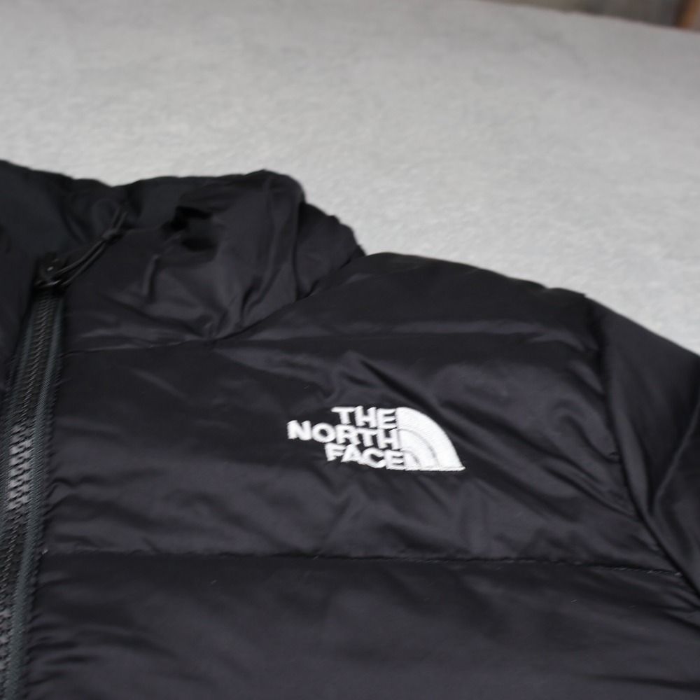 North Face Aconcagua Down Jacket Womens XL Black 550 Fill Insulated Quilted Puff - Picture 4 of 15